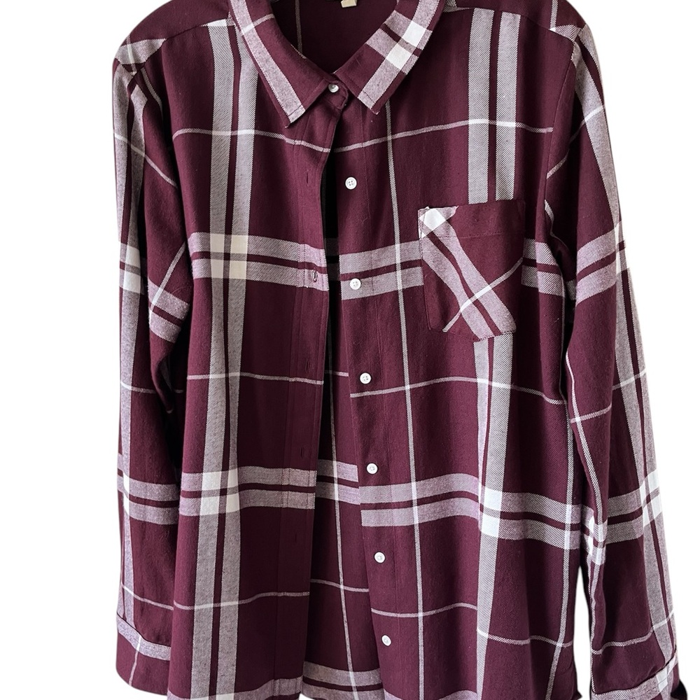 UG Apparel Womens Cotton Flannel, Large